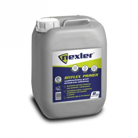 Швидковисихаюча бітумно-аніонна ґрунтовка NEXLER Bitflex Primer 8 кг