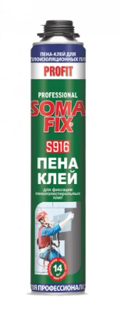 Піна монтажна Soma Fix піна-клей PROFIT 750мл