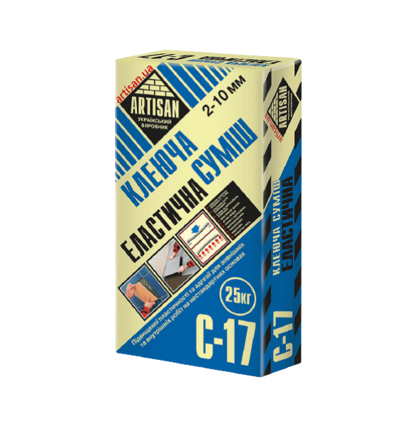 Клеюча суміш еластична ARTISAN С-17 (25кг)