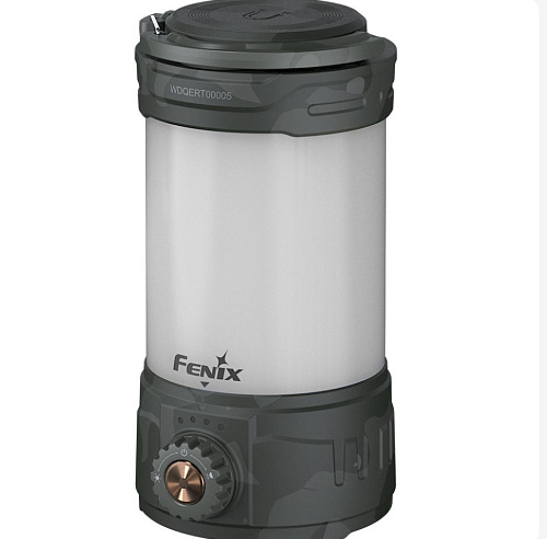 Ліхтар кемпінговий Fenix CL26R Pro, сірий камуфляж