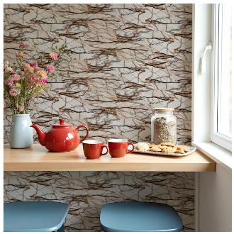Самоклеюча вінілова плитка 600х300х1,5мм, Матова