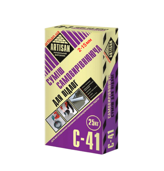 Самовыравнивающаяся смесь для пола ARTISAN С-41 (25кг)