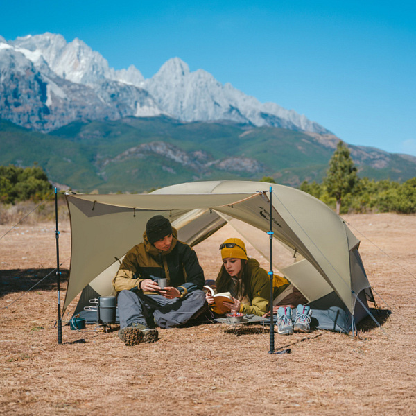Намет одномісний ультралегкий Naturehike Mongar UL, сірий