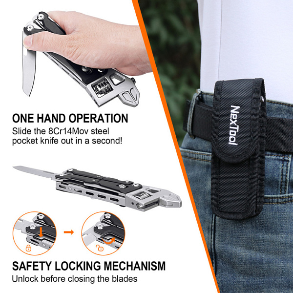 Мультитул NexTool Wrench W4