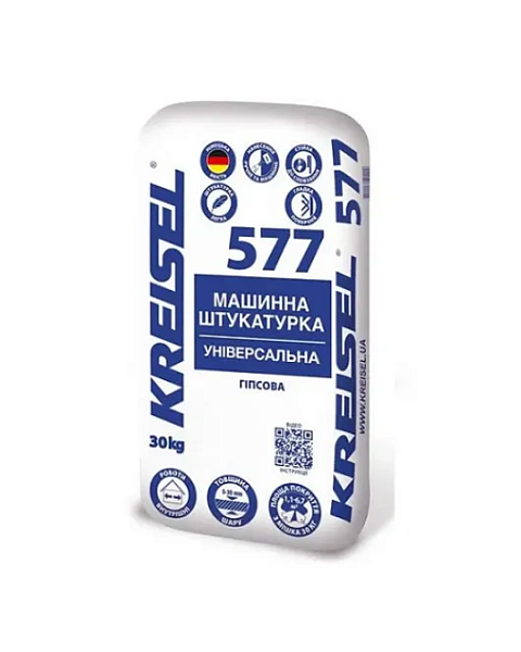 577 Машинна штукатурка універсальна гіпсова (30 кг)