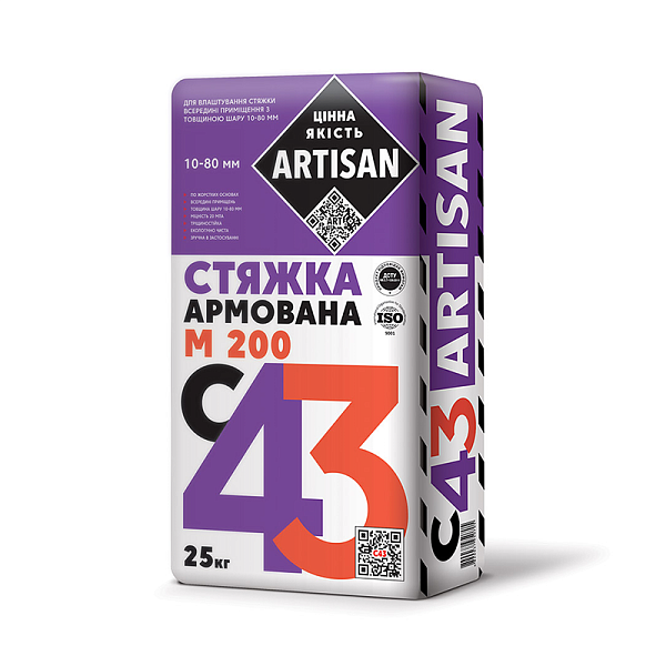 Черновая стяжка ARTISAN С-43 (25кг)