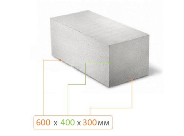 Газоблок А5С-600х400х300