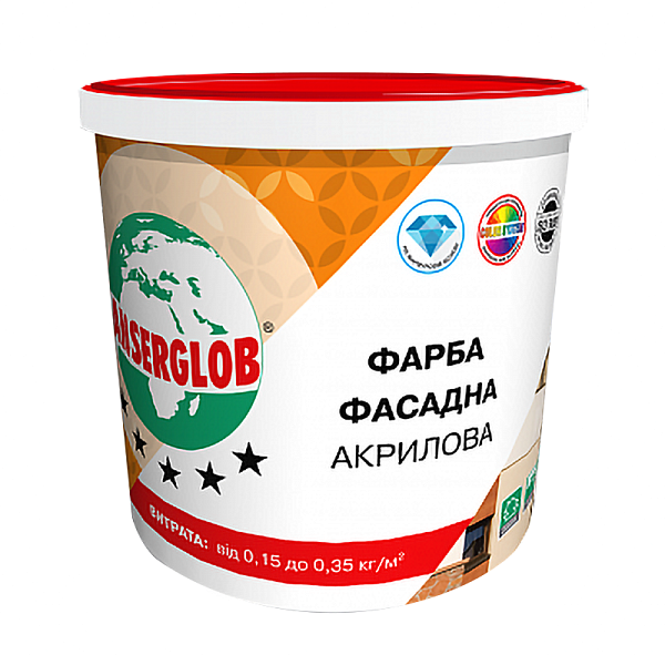 Фарба фасадна Anserglob акрил. універсал. 7 кг