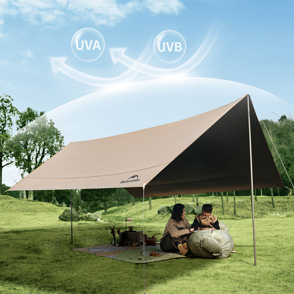 Тент універсальний Naturehike, розмір L, бежевий