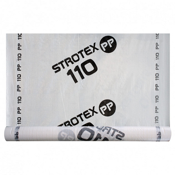 Гідробар'єр STROTEX 110 PP, гідроізоляційна плівка, щільність - 110 г/м2 