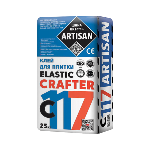 Клей для плитки ARTISAN С-117 PREMIUM (25кг)