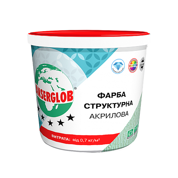 Фарба структурна акрилова Anserglob. 28 кг
